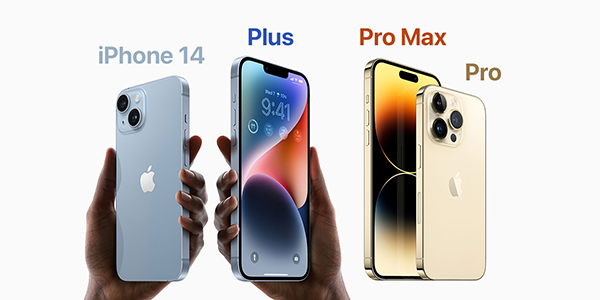 Màn hình iPhone 14 phù hợp với người thích máy nhỏ gọn, còn iPhone 14 Pro Max sẽ cho diện tích hiển thị lớn 
